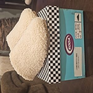 Soda Beige Faux Fur Slippers